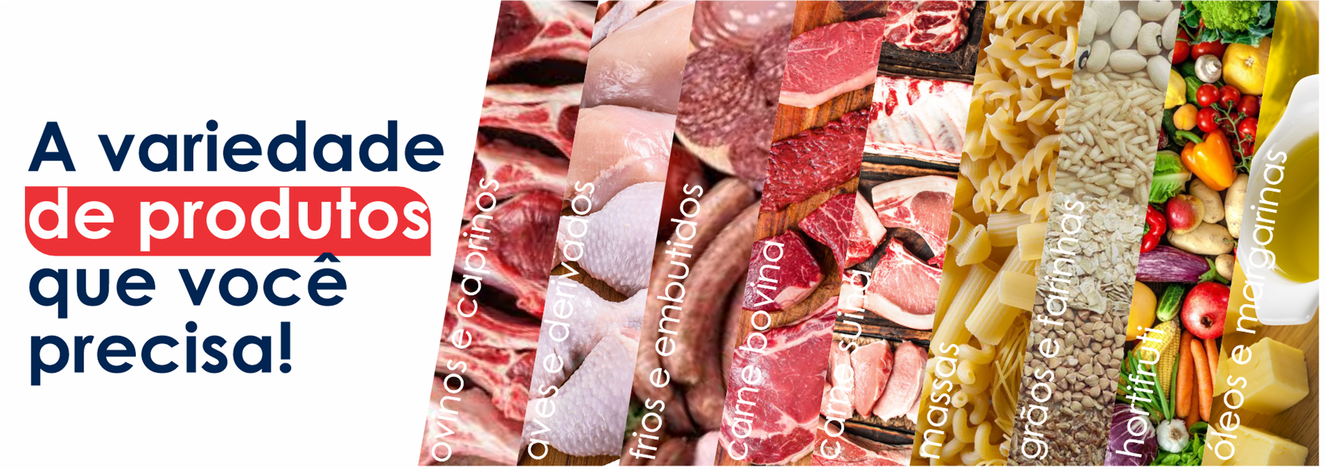 variedade de produtos
